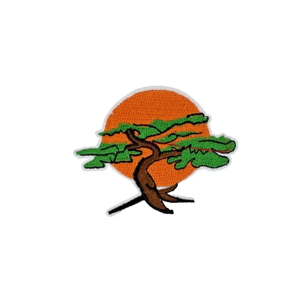 Bonsai Plant Cobra Kai Karate Kid Dojo Karate 2.5in Embroidered Iron-on Patch